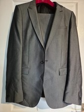 Metallic grey mens suit. Used