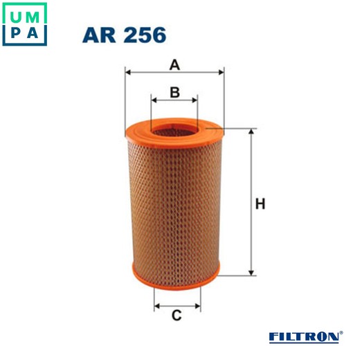 Air filter 256 for alfa - filter,