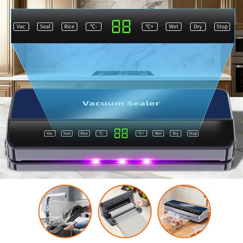 Vacuum packing machine - packing, cutter