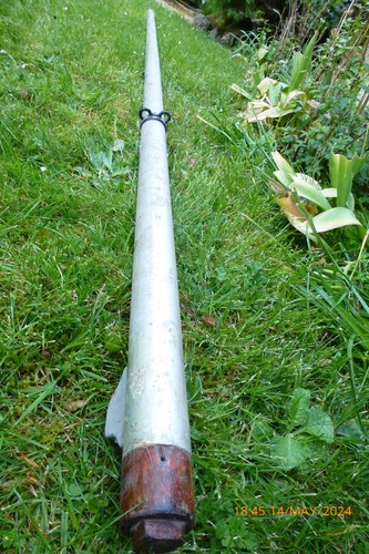 Mirror dinghy aluminium mast - mirror,