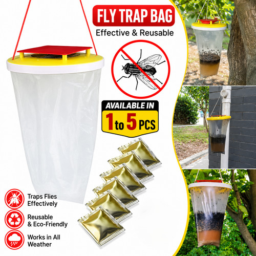 Red top fly trap bag - 2x,