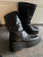 ?VAGABOND?Platform Chunky BOOTS Leather Uppers 41/8