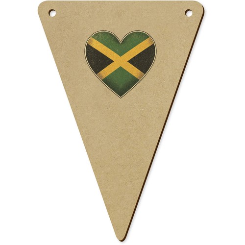 Jamaica flag heart - 5, x