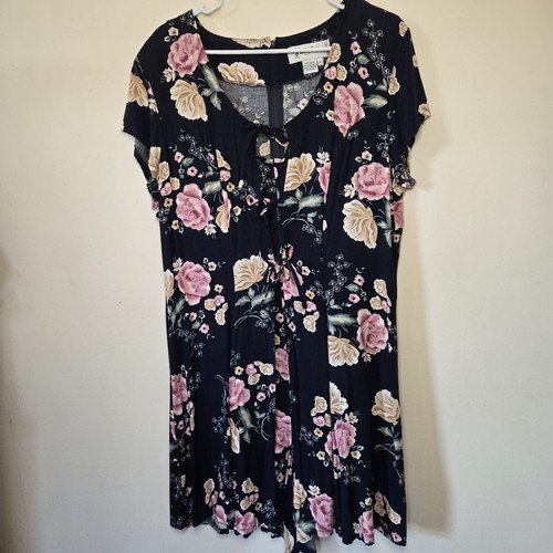 Vintage 90s y2k romper - vintage, navy