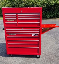 Snap-on Tool Chest Roll Cab Bottom/Top Box Classic 15 drawer Cabinet 40" KRA