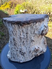 Rustic Elm Side Table / Stool