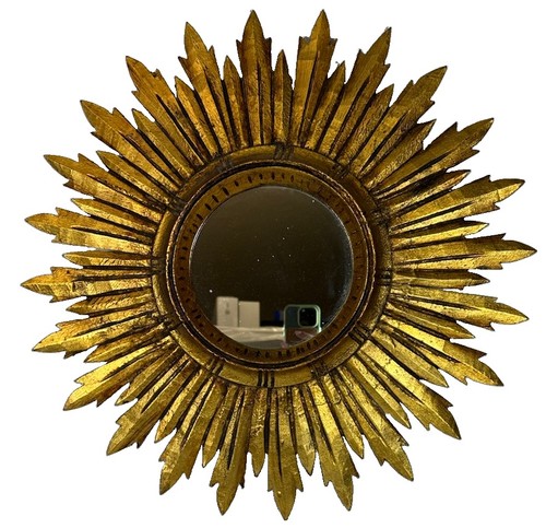 Vtg starburst sun - wall, accent