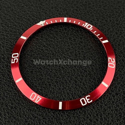 34mm red aluminium - sub, bezel