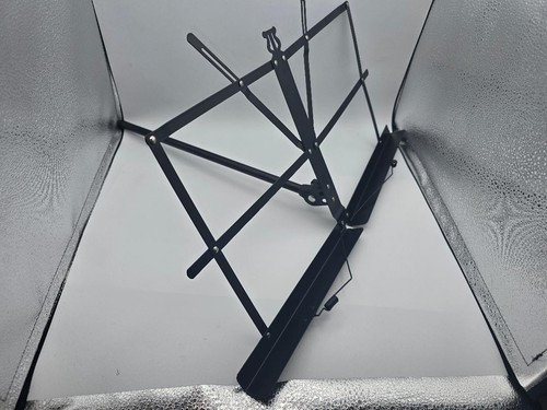 Music stand metal folding - music,