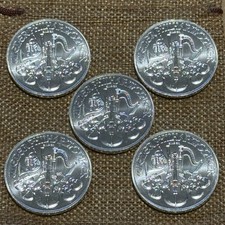 5x 1oz Austria Philharmonic .999 Silver Bullion Coins With Original Tube