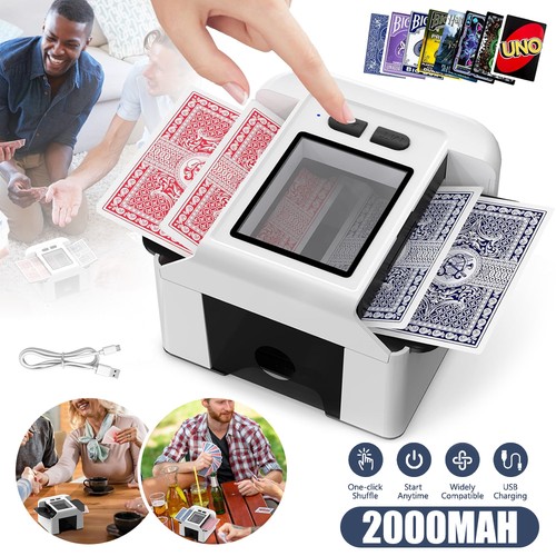 Automatic card shuffler - automatic,