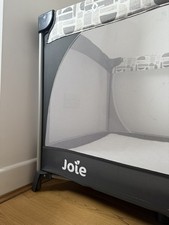 joie kubbie travel cot with removable bassinet and mattress
