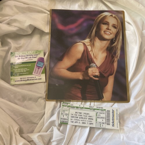 Britney spears concert ticket - spears,