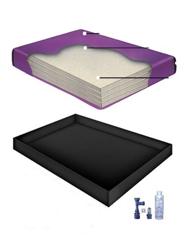 Waveless waterbed mattress - 90%,