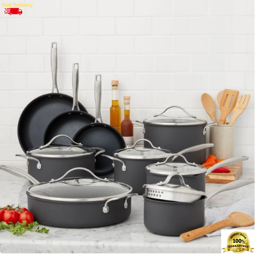 15pc hard anodized nonstick - hard,