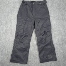Palmer Ski Pants Mens M Black Elastic Nylon Fleece Lined Snowboarding Bud Light