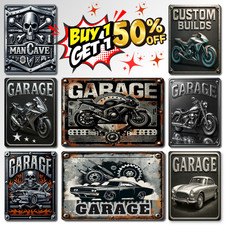 Man Cave Garage Sign Vintage