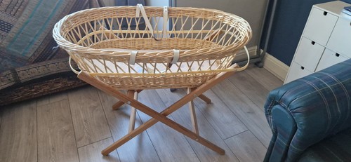Wicker bassinet - wicker,