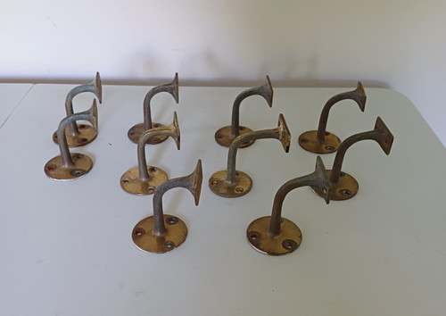 Vintage brass handrail - 10, handrail/