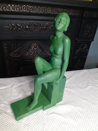 Art deco 1930 plaster - 1930, figure