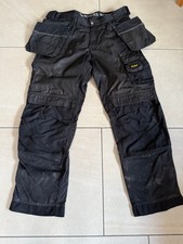 SNICKERS MENS WORK TROUSERS, BLACK, Style 3212, Size 52, 36" waist