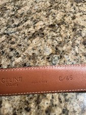 Celine Paris Leather Belt