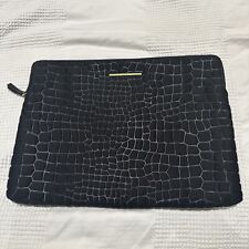 Marc By Marc Jacobs Laptop Case Animal Print Black 