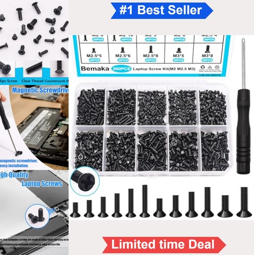 360 pcs laptop screws - 360, m2.5
