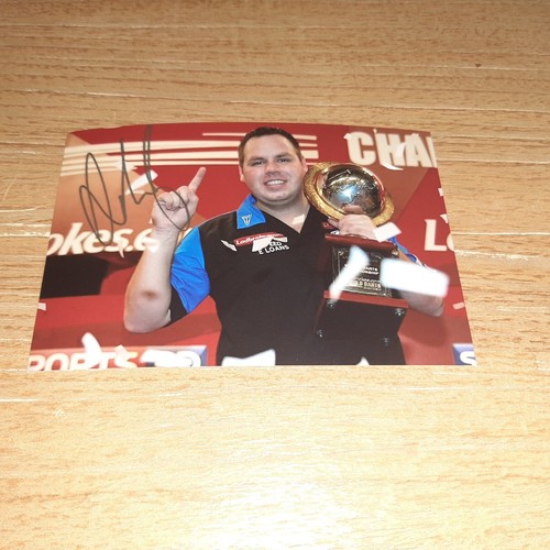 Adrian lewis darts signed - lewis,