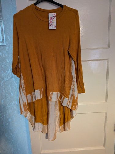 Bnwt italian tie dye panel - &,