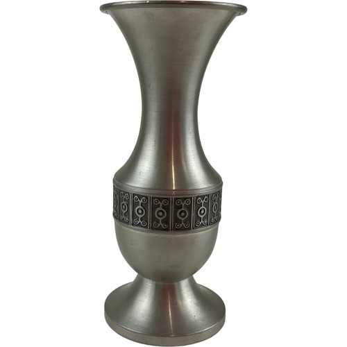 Haugrud style pewter bud vase - bud,