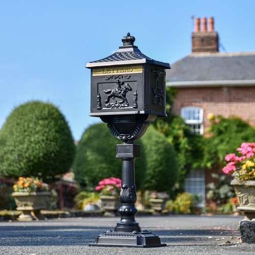 Freestanding matte black cast - black,