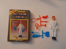 Boxed Vintage military Action Jack army medic unused accessories 