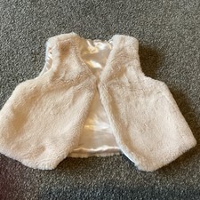 George Baby Girls Tan Faux Fur