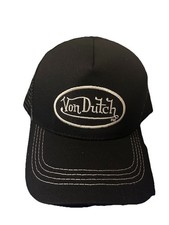 Von Dutch Originals Black/White Trucker Cap 