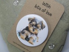Yorkie Pocket Mirror with
