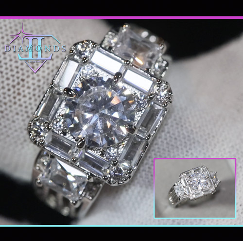 Simulated diamond ring - simulated, |