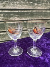 2 x Vintage Flying Pheasant