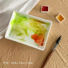 Ceramic Watercolor Palette