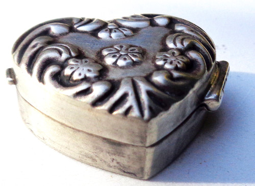 Silver fully hallmarked heart - hallmarked,