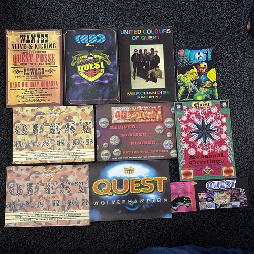 Quest rave flyers - flyers, x