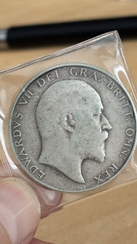 1909 half crown - half, edward