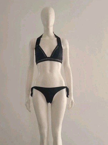 Perla black studded - perla,