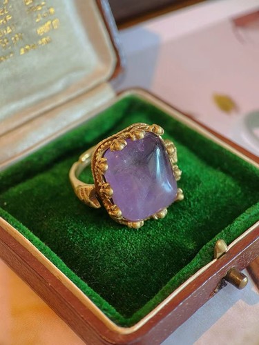 Natural amethyst adjustable - natural,