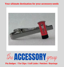 New Royal Mail Post Box postbox letter box tie clip Enamel metal Tie-pin clip