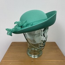 Kangol Formal Emerald Green Hat Wedding Races Mother of the Bride Made in UK