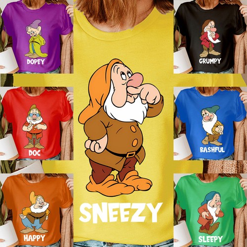 Seven dwarfs snow white - seven,