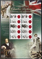 2011 Charles Dickens sheet