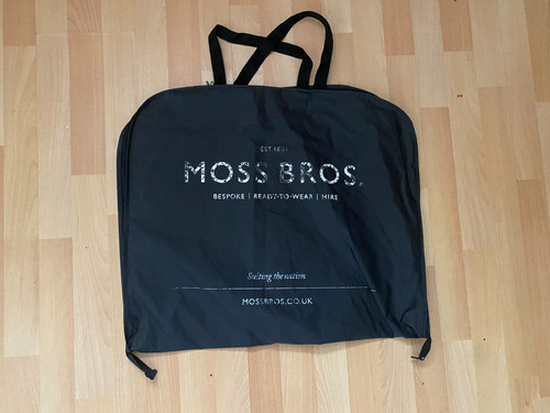 Moss bros black suit carry - bros,