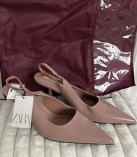 Ladies Zara Nude Heel Shoes